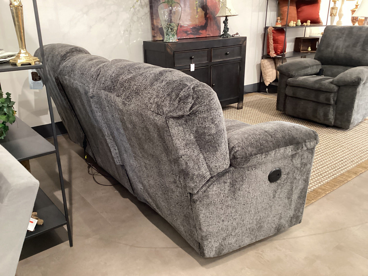 Pewter Dual Recliner Sofa by Catnapper