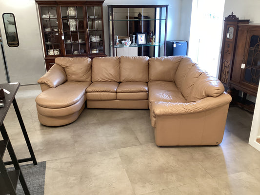 American Leather Sectional