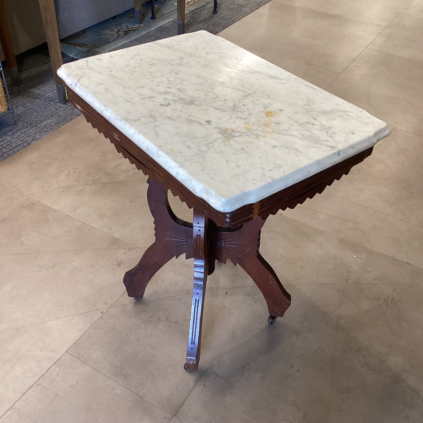 Victorian Marble Top Table