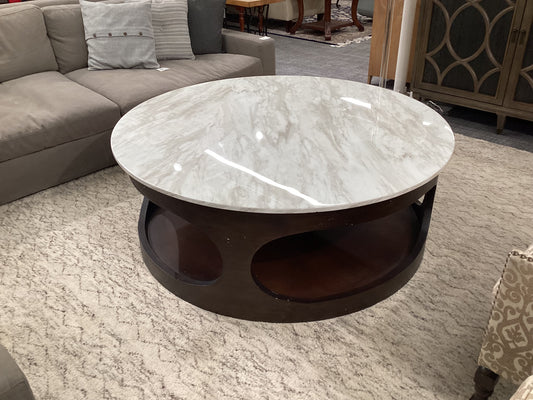 Round Marble Top Coffee Table