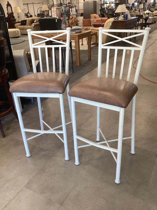 Pair of counter height stools