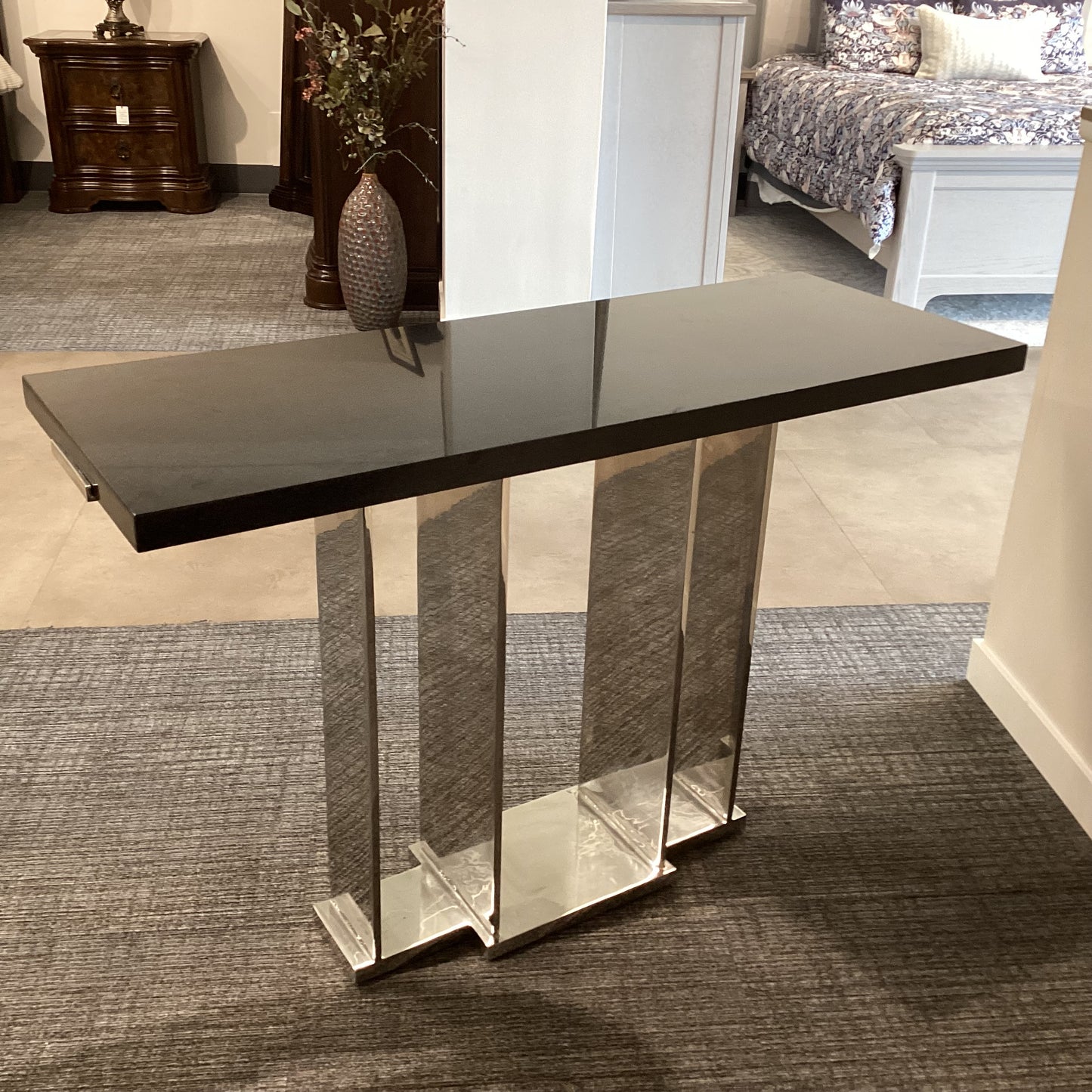 Marble Top Entry Table