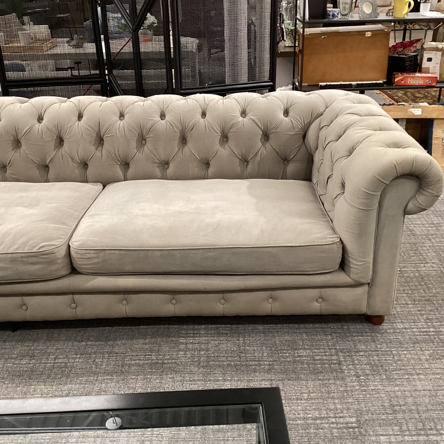 Restoration Hardware Tufted Sofa