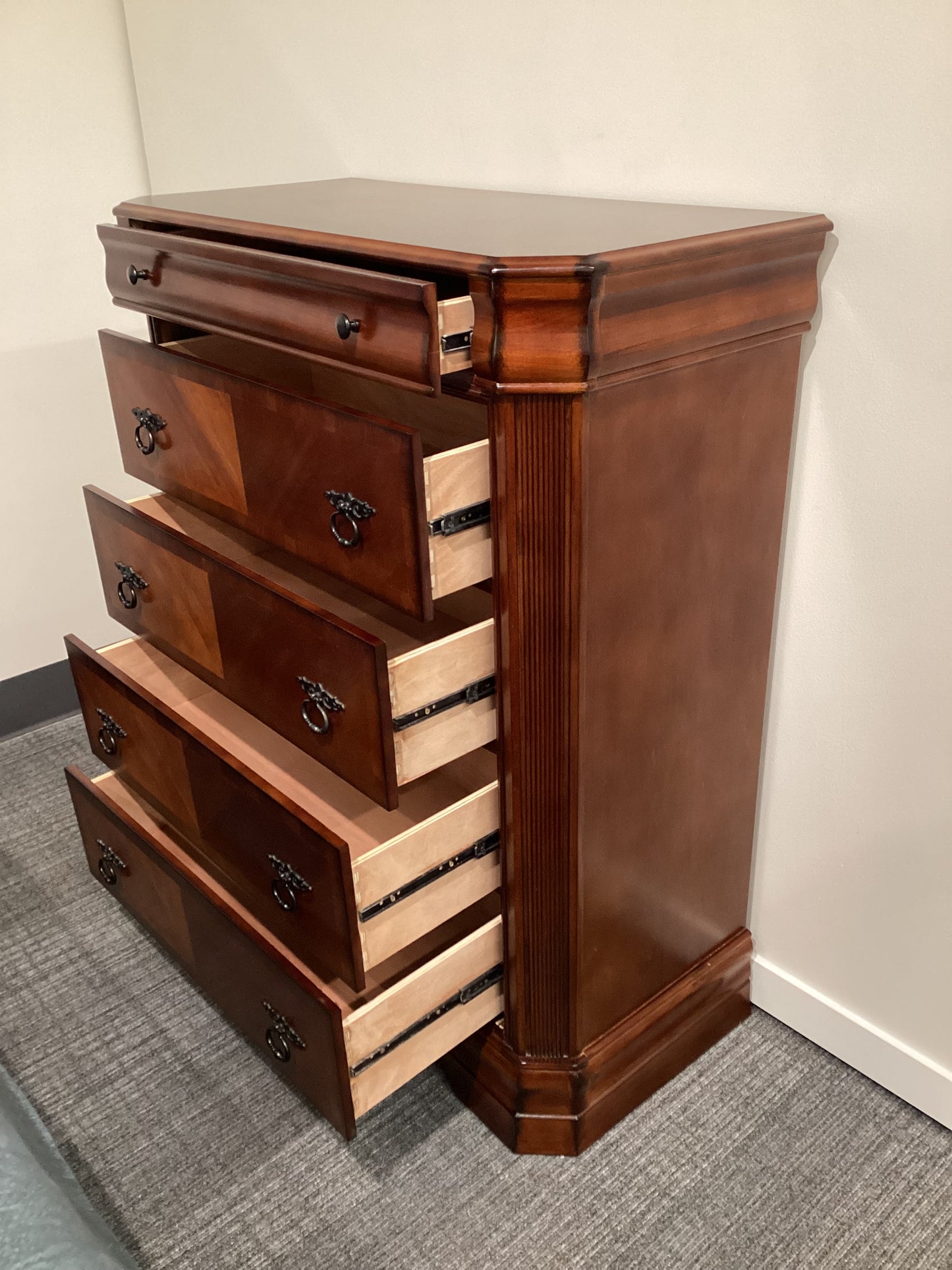 Burnished Cherry Nightstand Pair