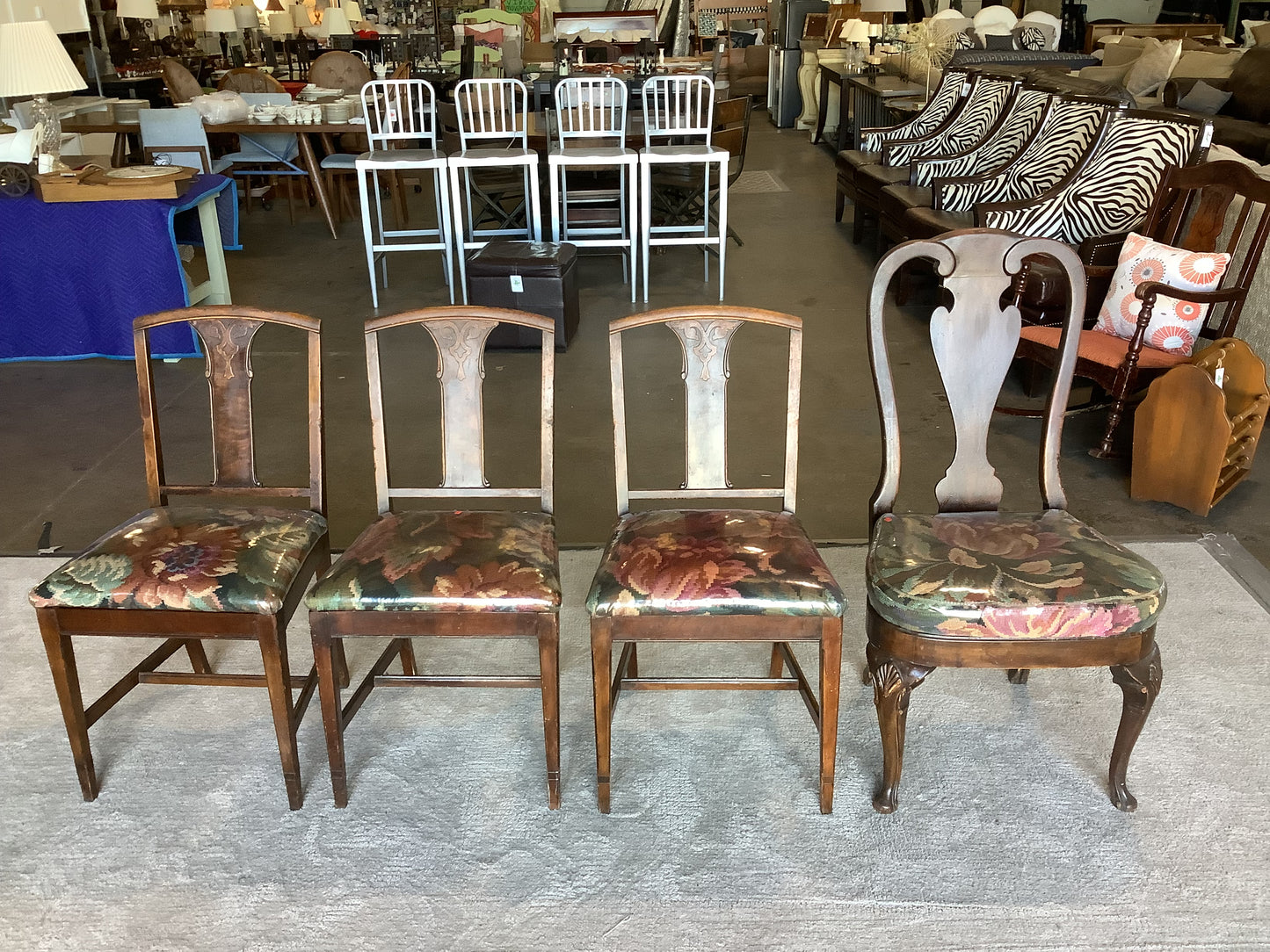 Set of 4 Antique Chairs