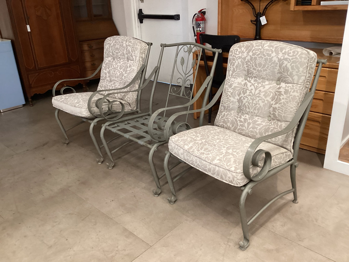 Set of 3 Outdoor Chairs