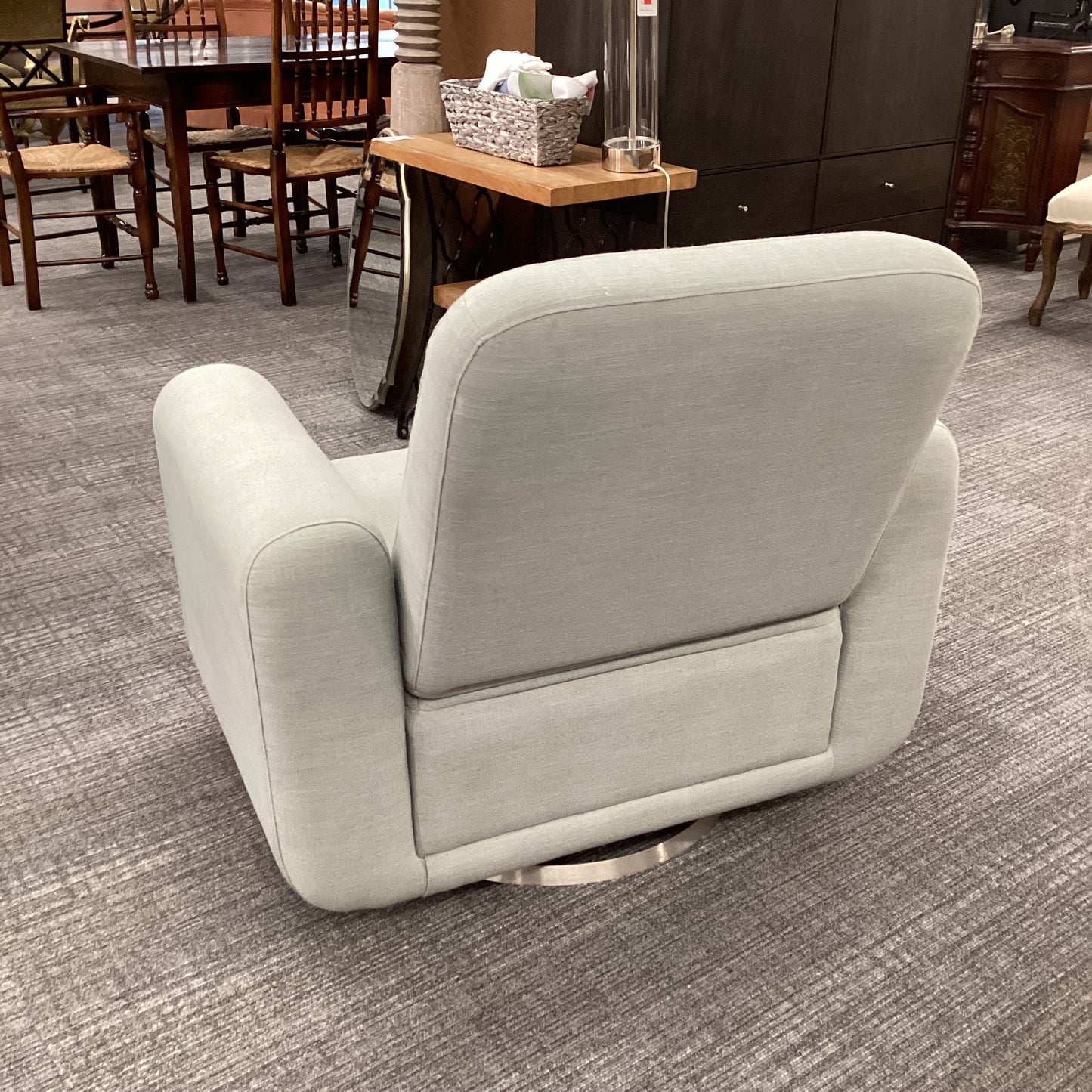 Seafoam Swivel Glider