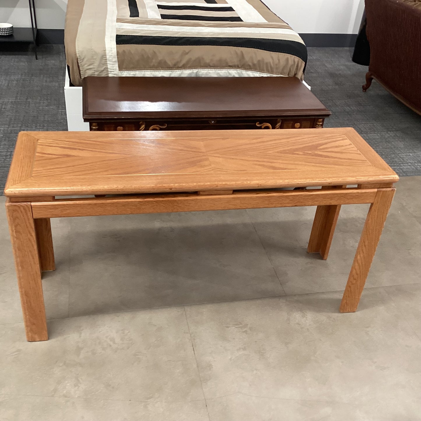 Oak Entryway Table