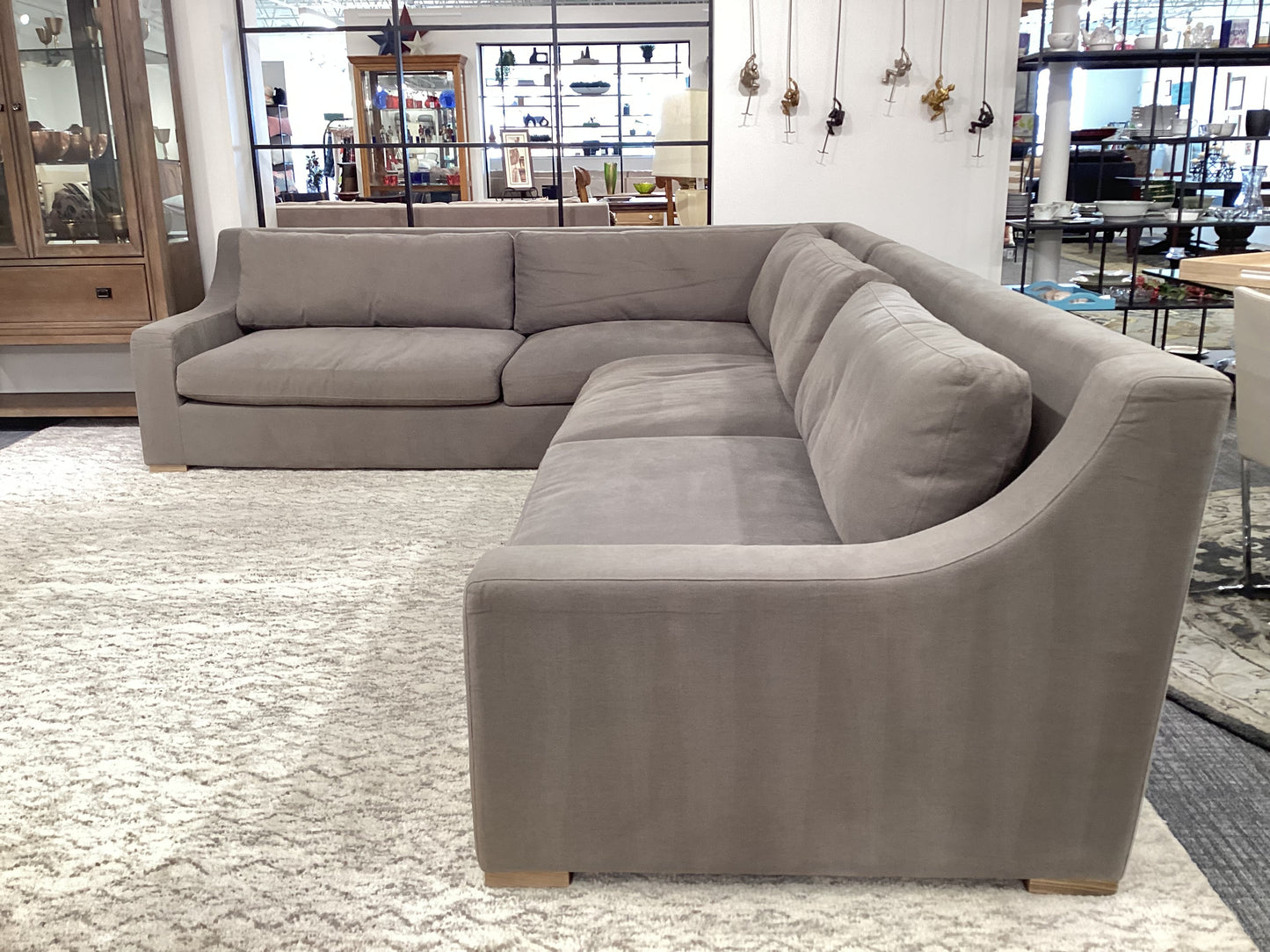 Restoration Hardware Belgian Slope Arm Sectional