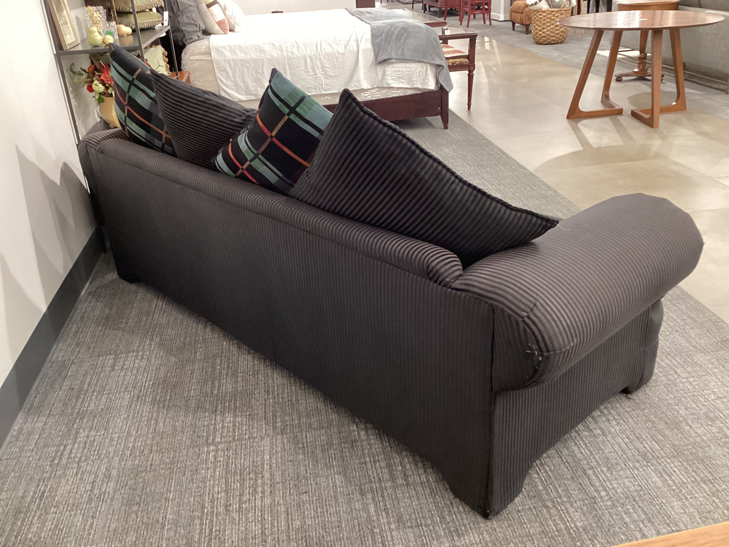 Tufted Black Sofa