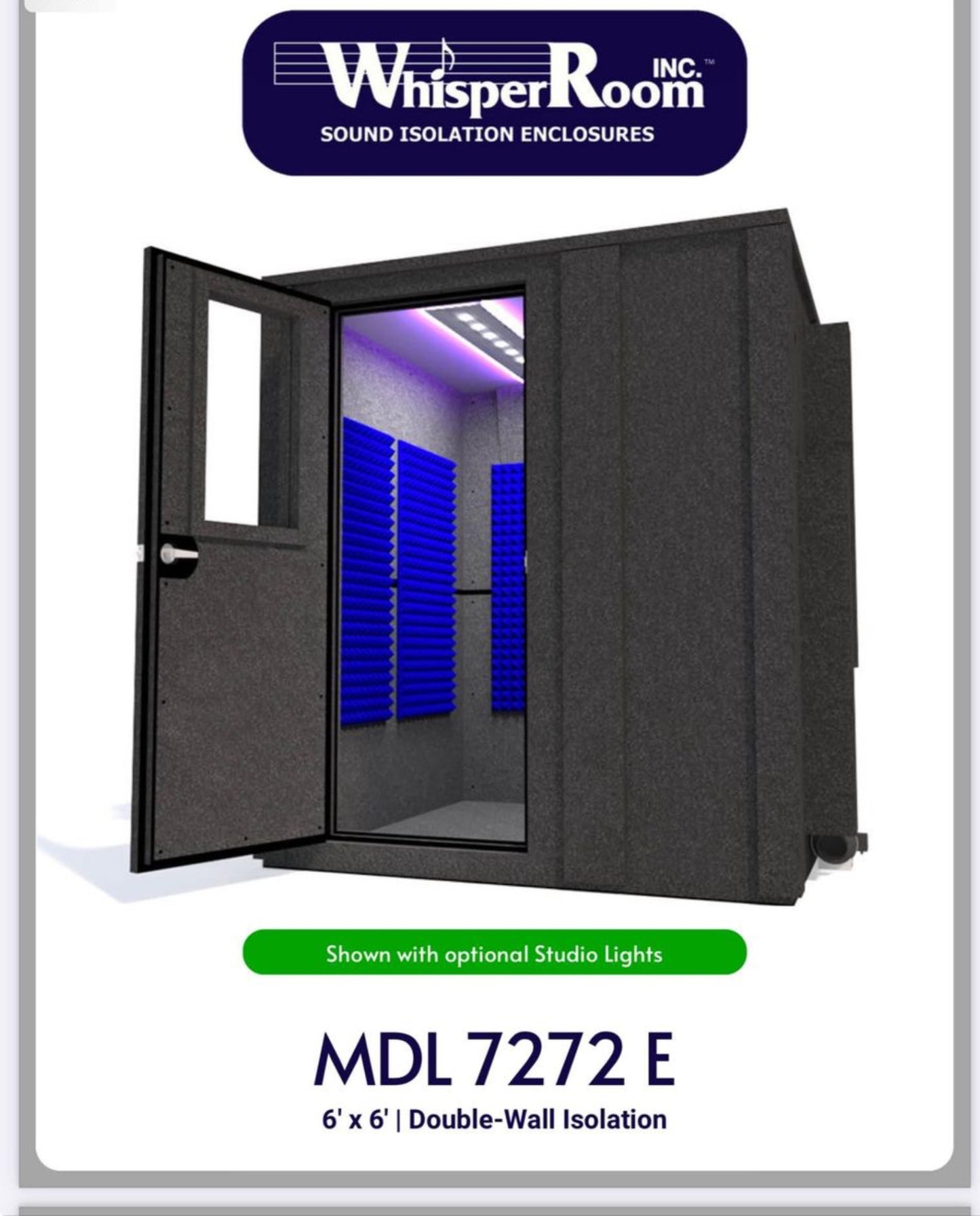 Recording Studio WhisperRoom MDL 7272 E