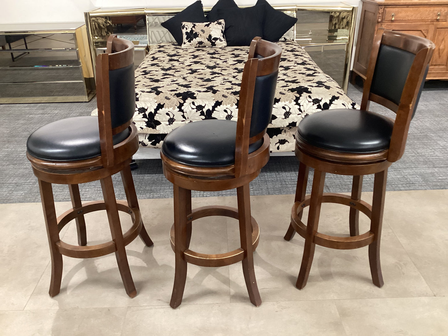 Swivel Bar Stool set of 3