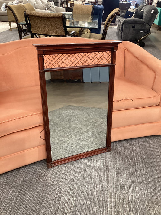 Antique Mahogany Mirror