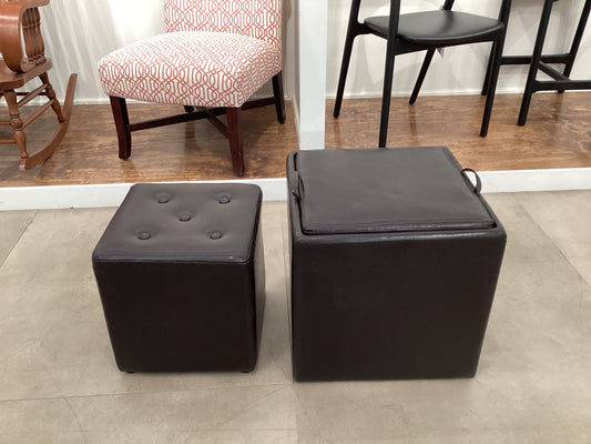 Storage Cube Ottoman Set