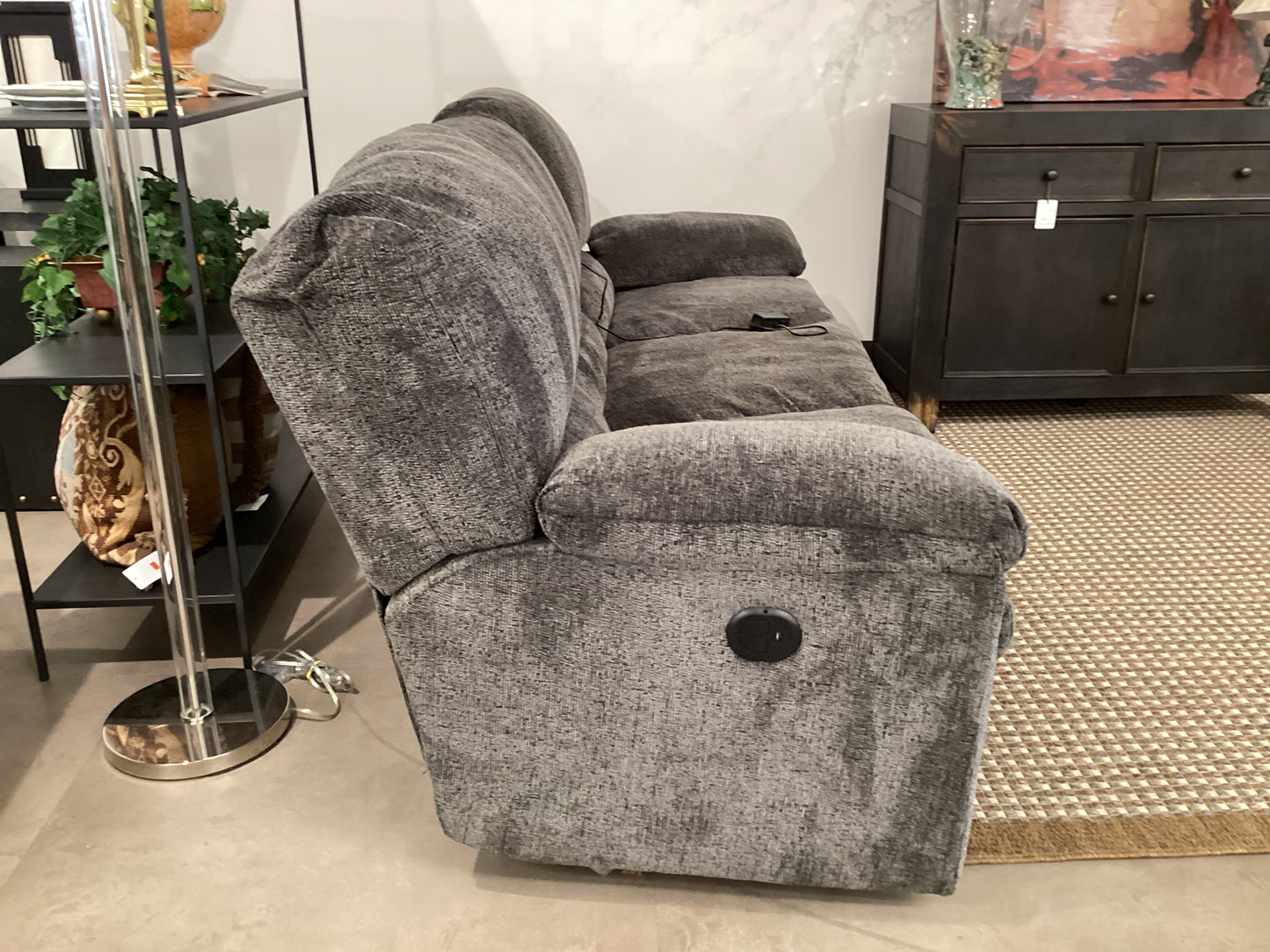 Pewter Dual Recliner Sofa by Catnapper