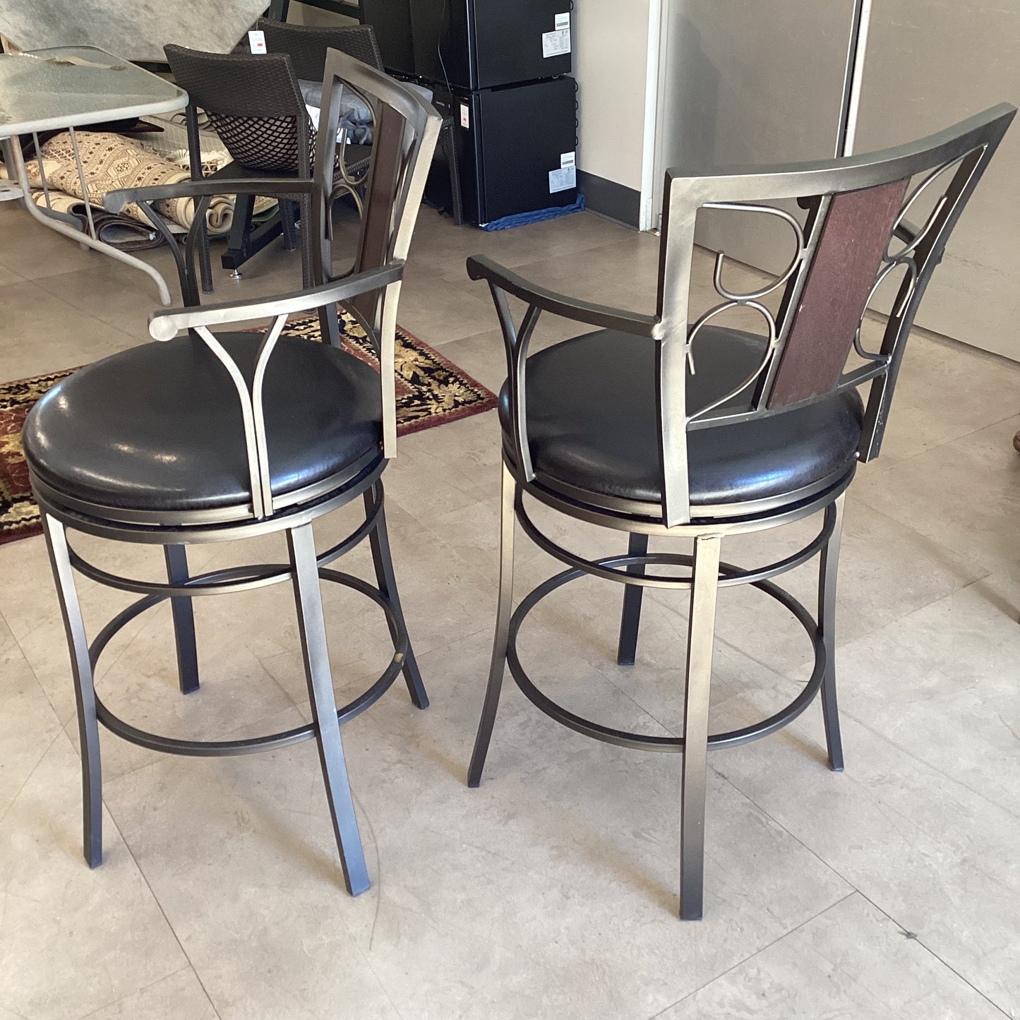 Pair of Swivel Barstools