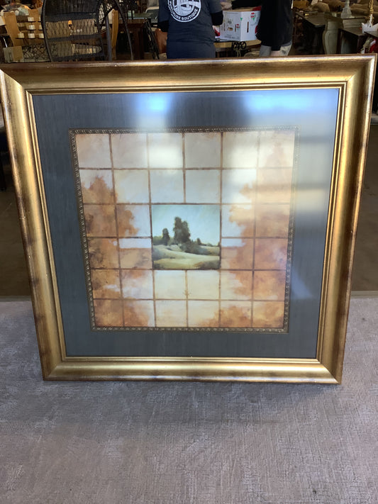 Gold Framed Landscape Print