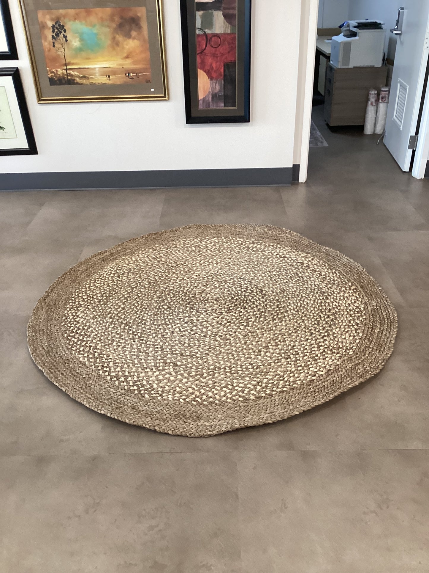 Border Round Jute Pottery Barn Rug