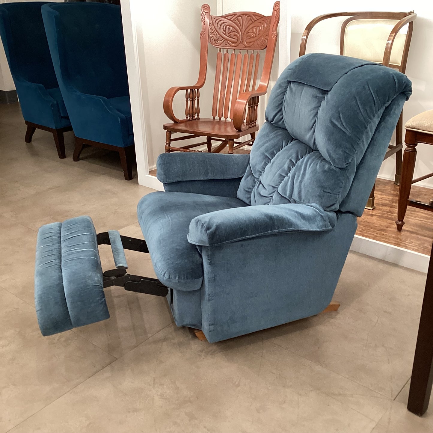 Blue Recliner