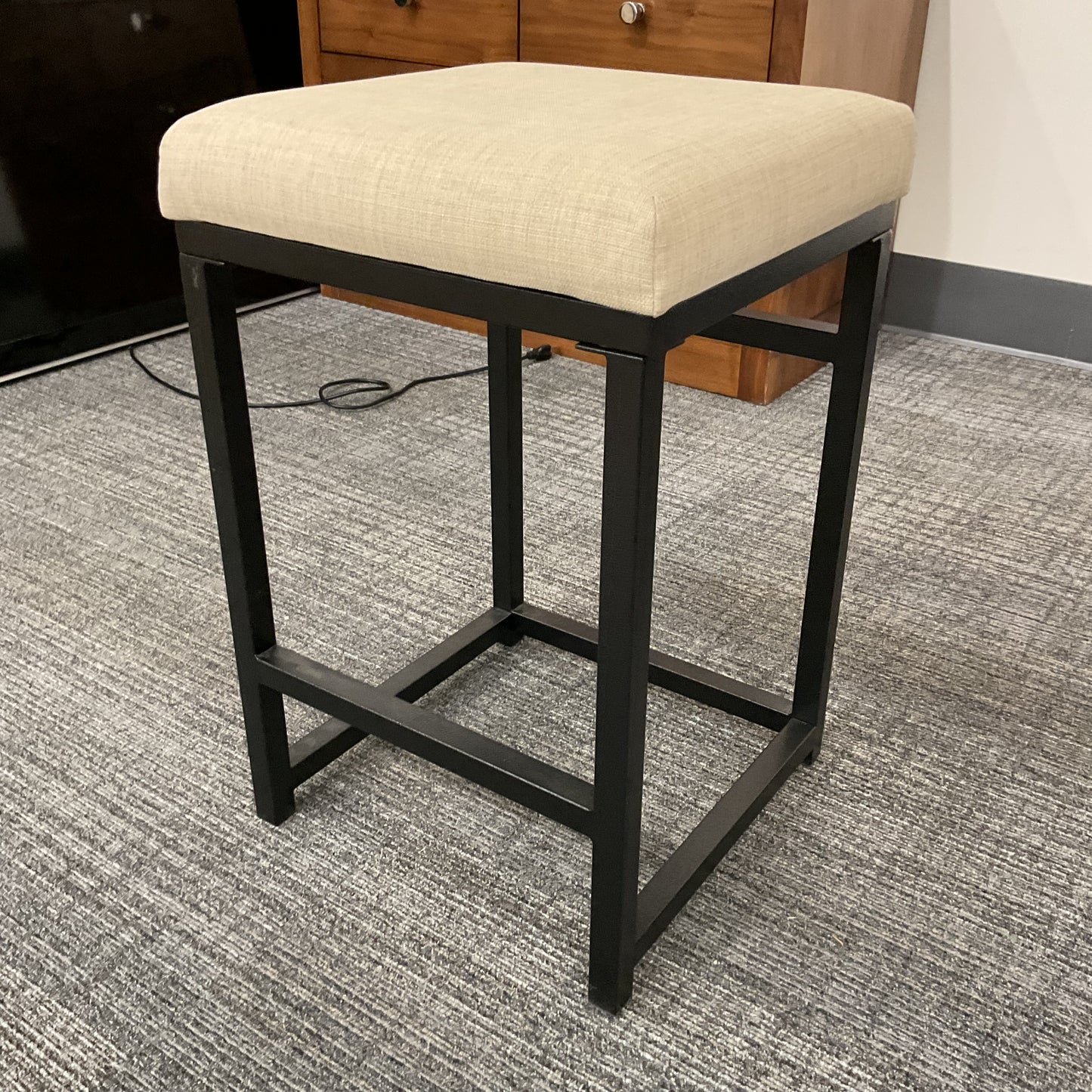 Beige Counter Stool