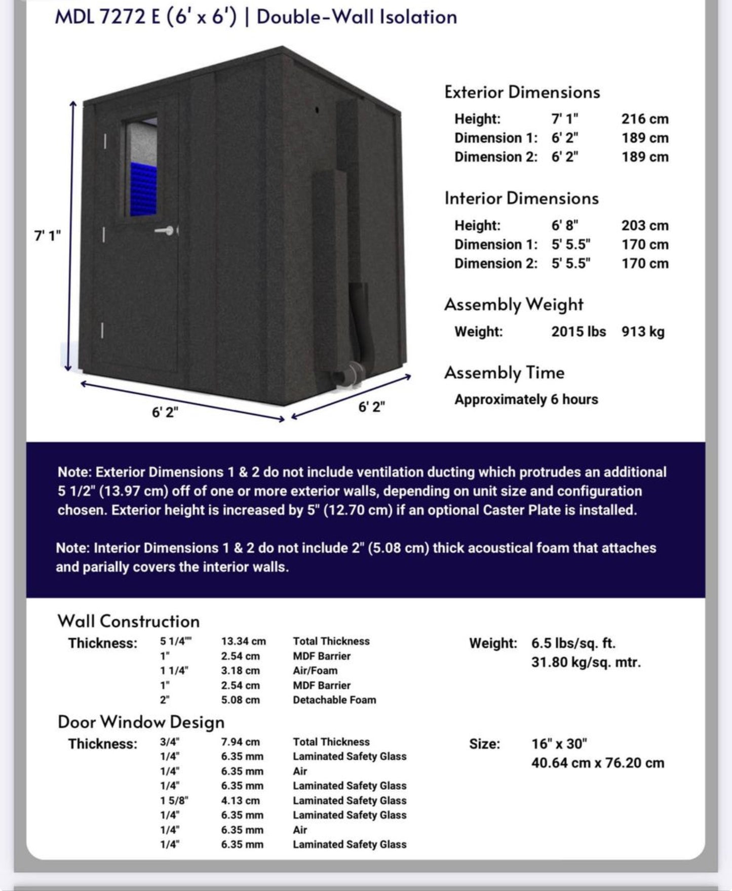 Recording Studio WhisperRoom MDL 7272 E