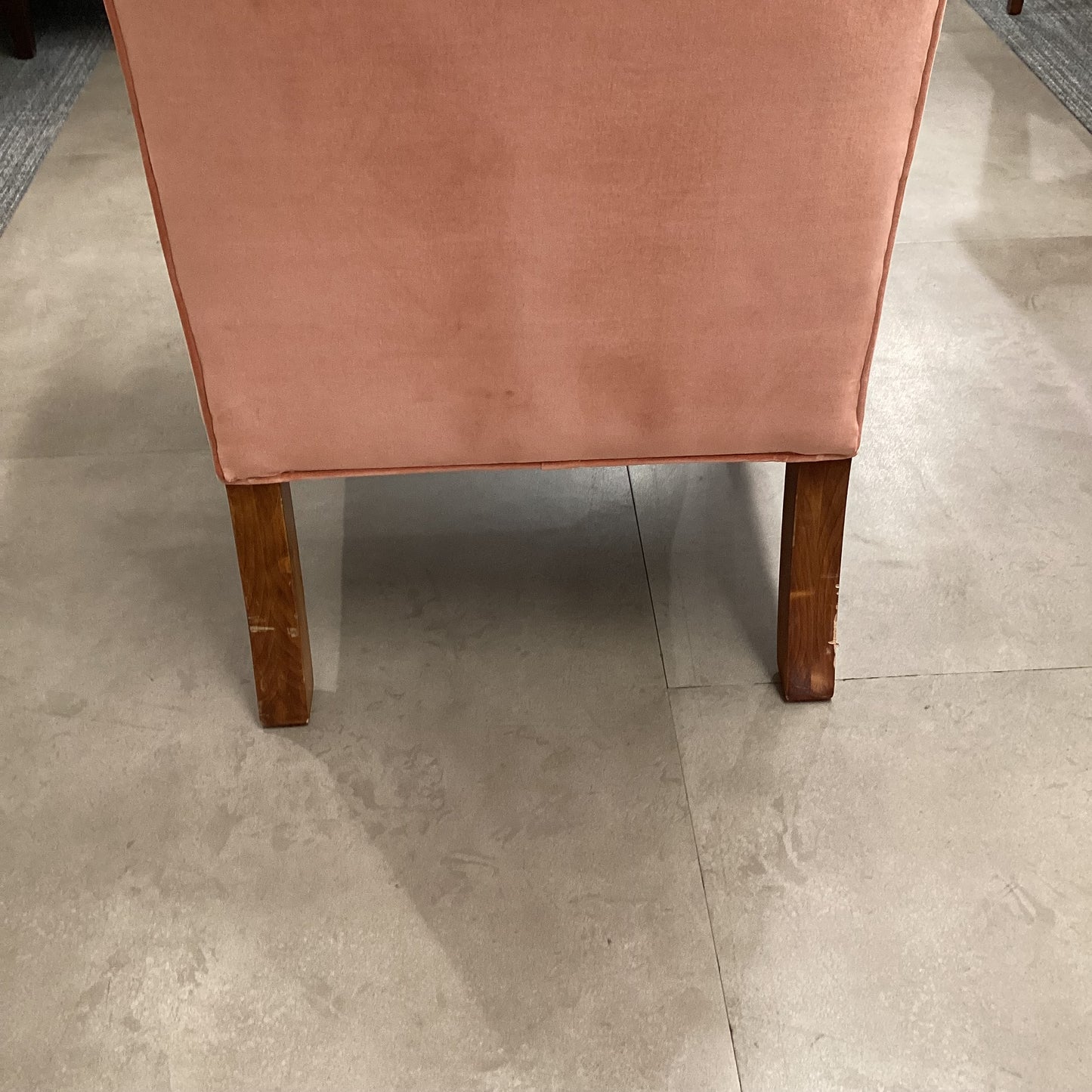 Vintage Peach Pink Chair