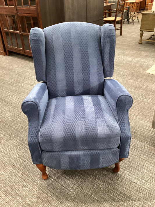 Blue Power Recliner