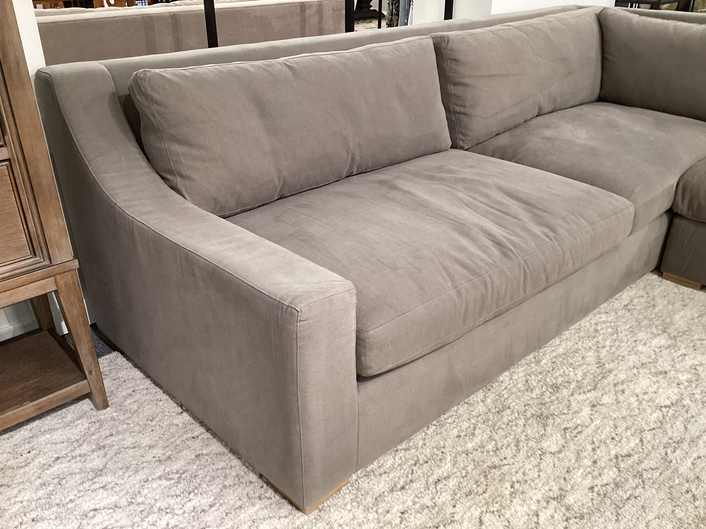 Restoration Hardware Belgian Slope Arm Sectional