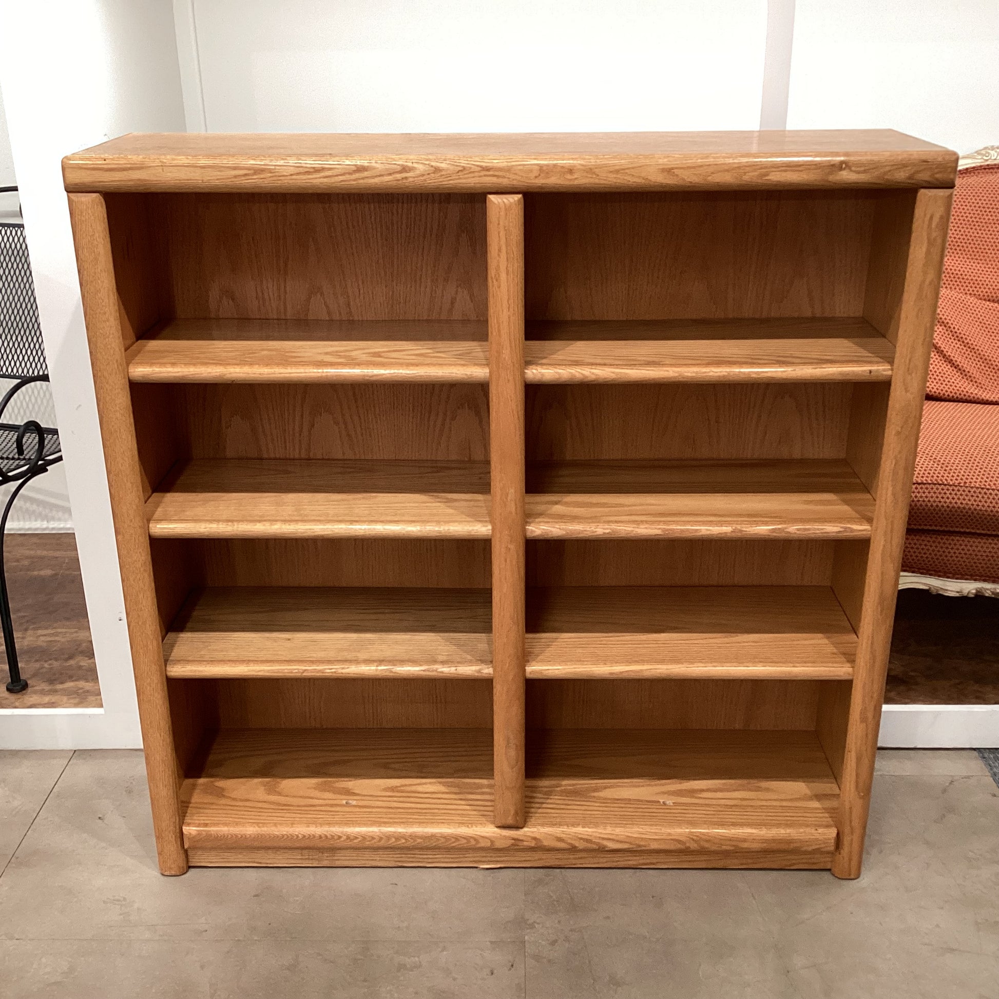 8Tier Oak Bookcase TOSA Furniture Boutique