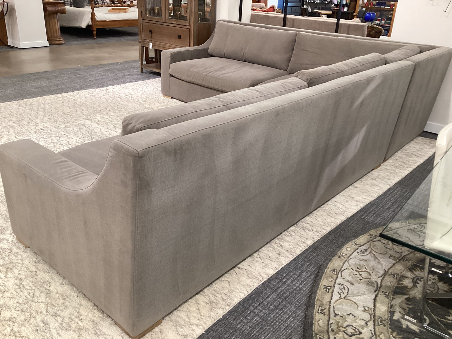 Restoration Hardware Belgian Slope Arm Sectional