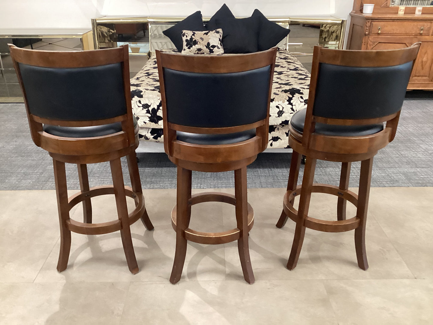 Swivel Bar Stool set of 3