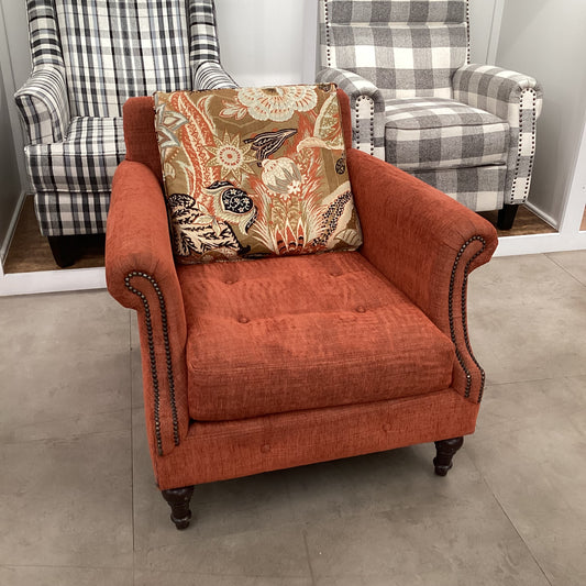 Comfy Burnt Orange Chair