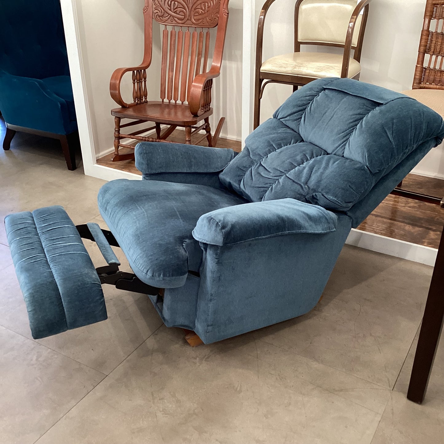 Blue Recliner