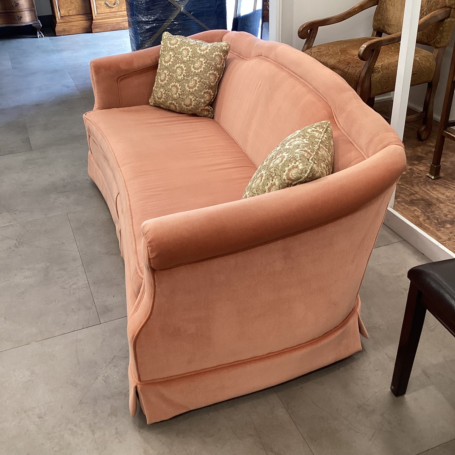 Peach Pink Setee Sofa