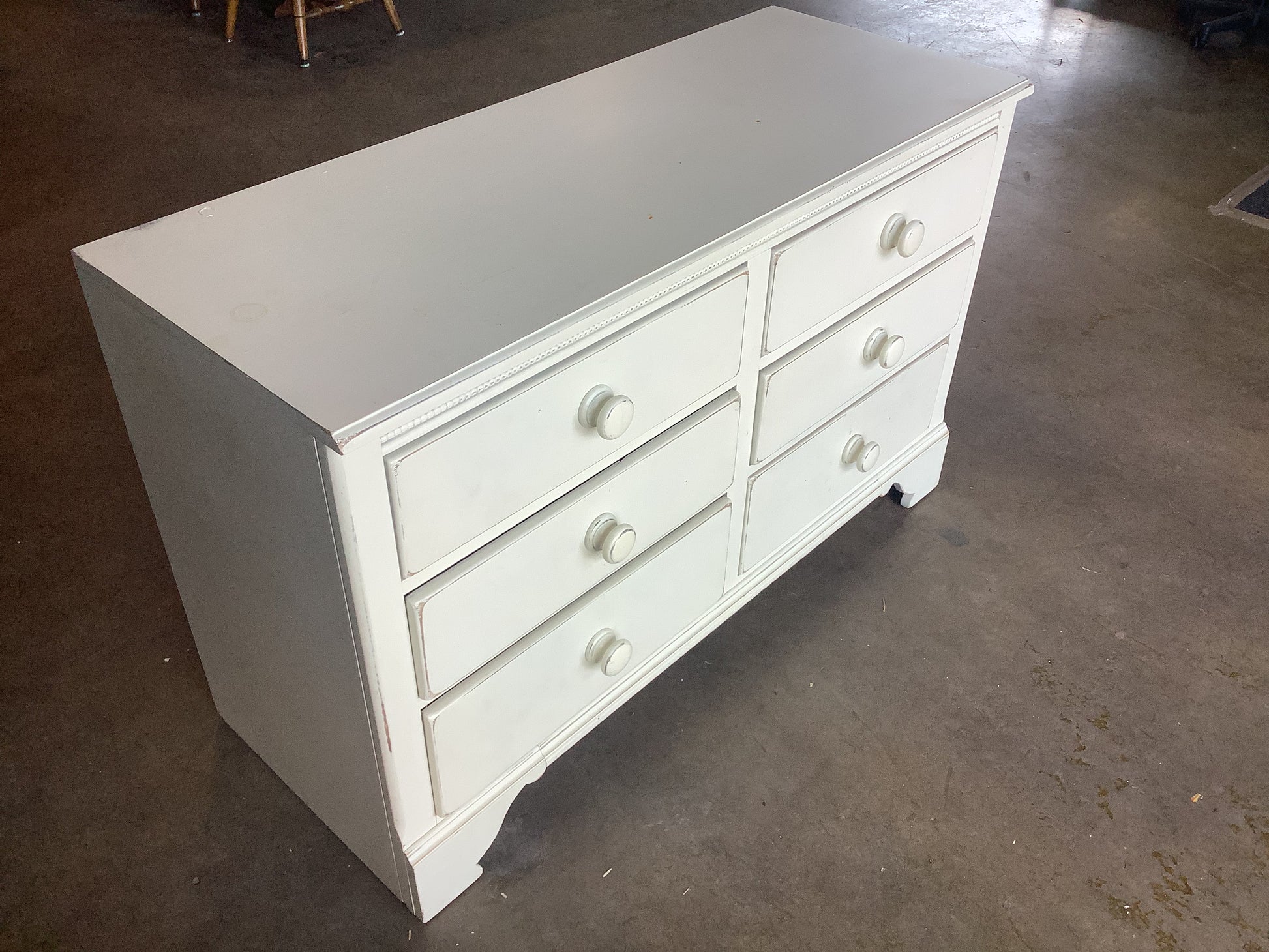 White Six Drawer Dresser TOSA Furniture Boutique