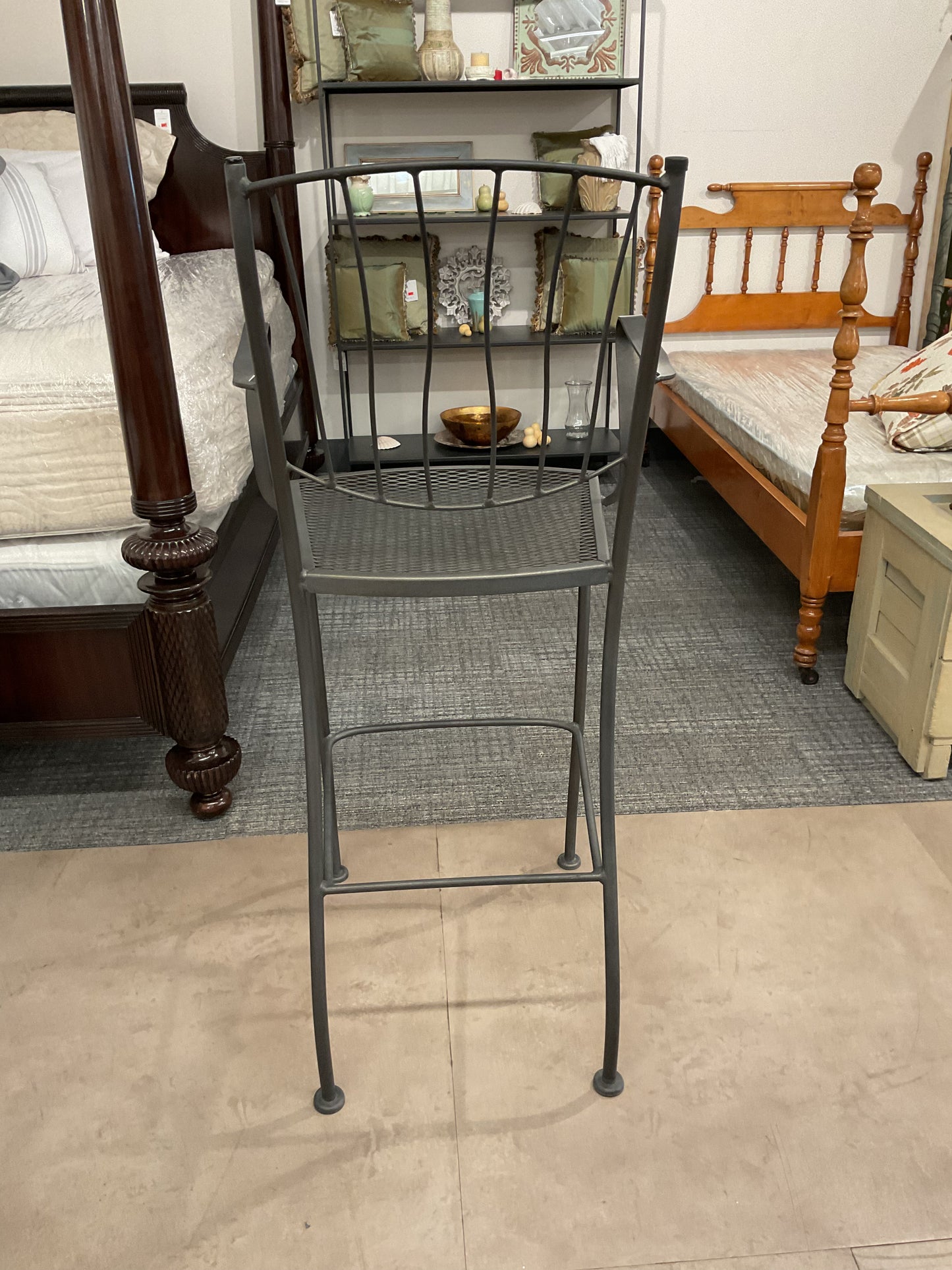 Wrought Iron Barstool