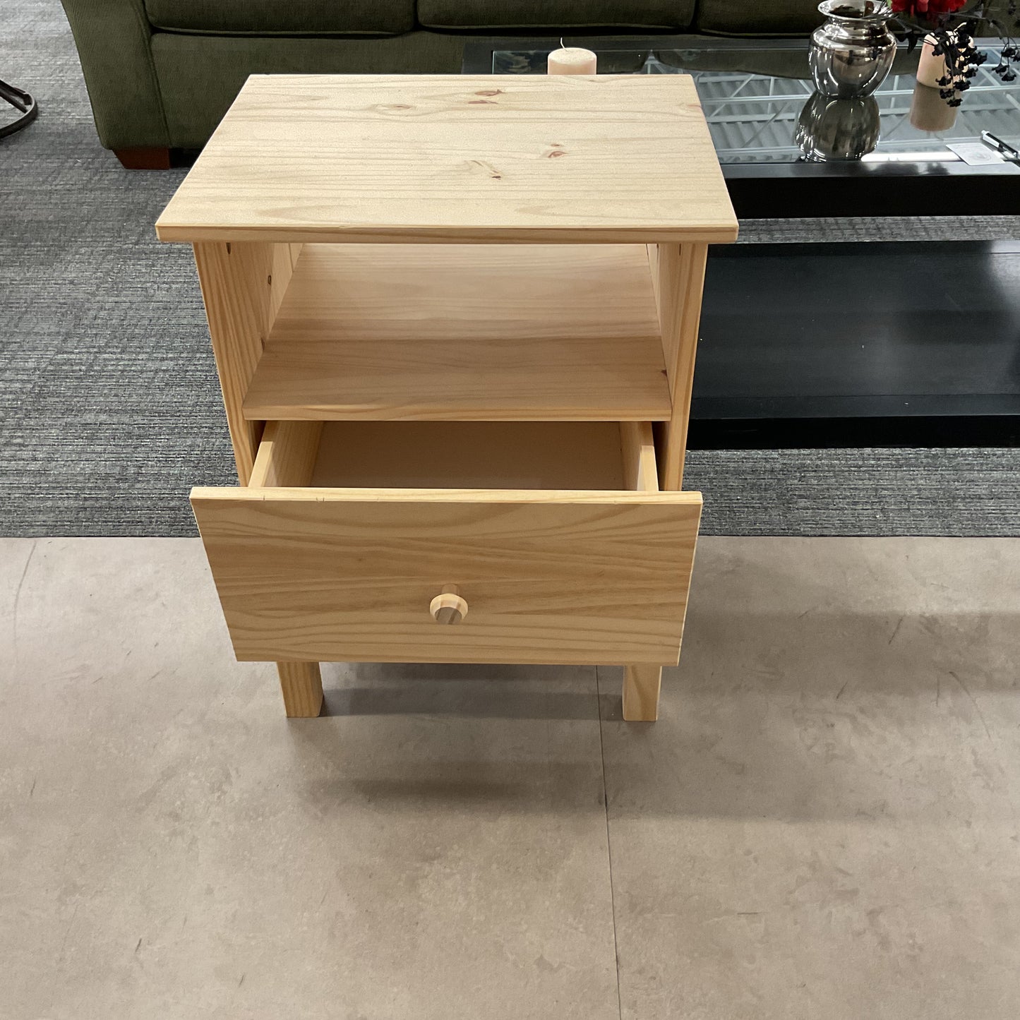 Solid Wood End Table