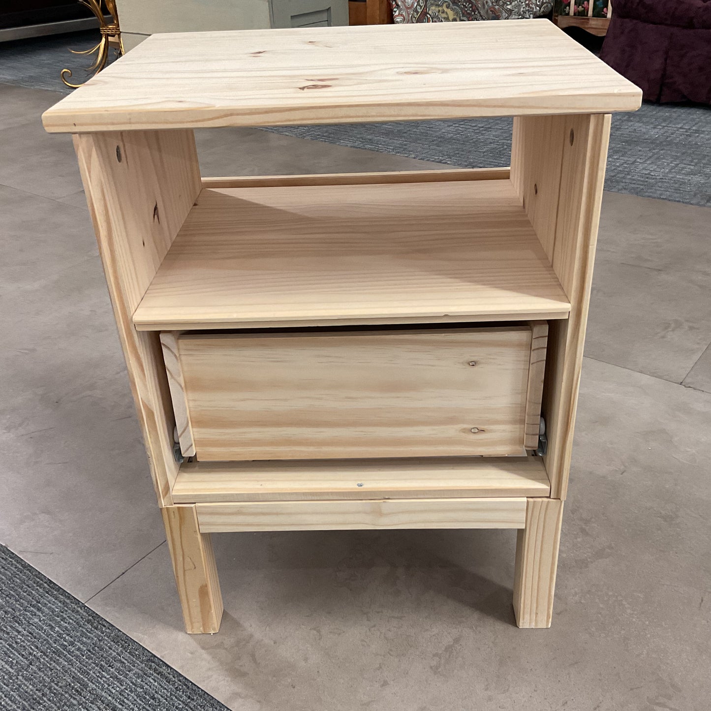 Solid Wood End Table