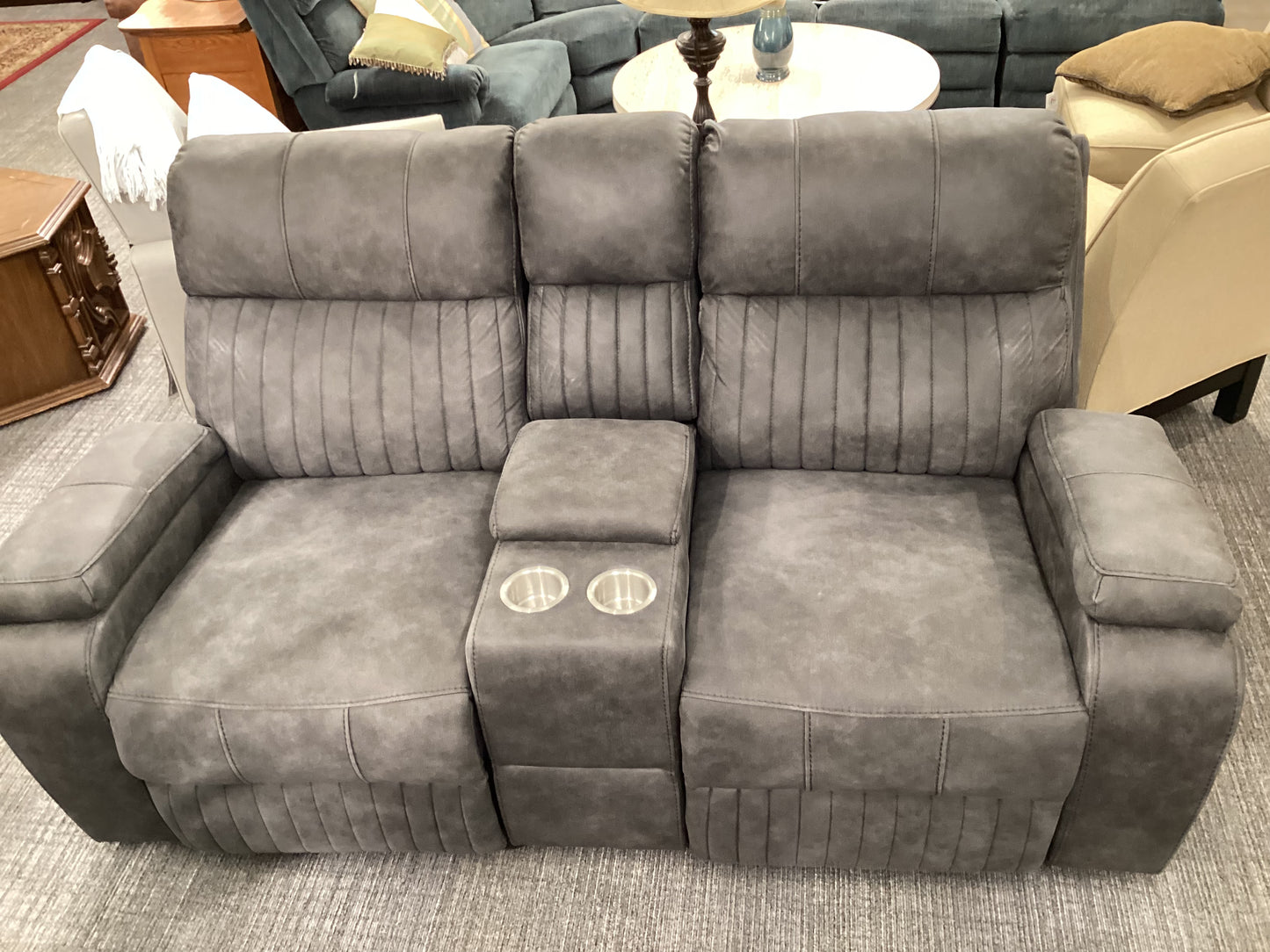 Gray 2 Seater Recliner