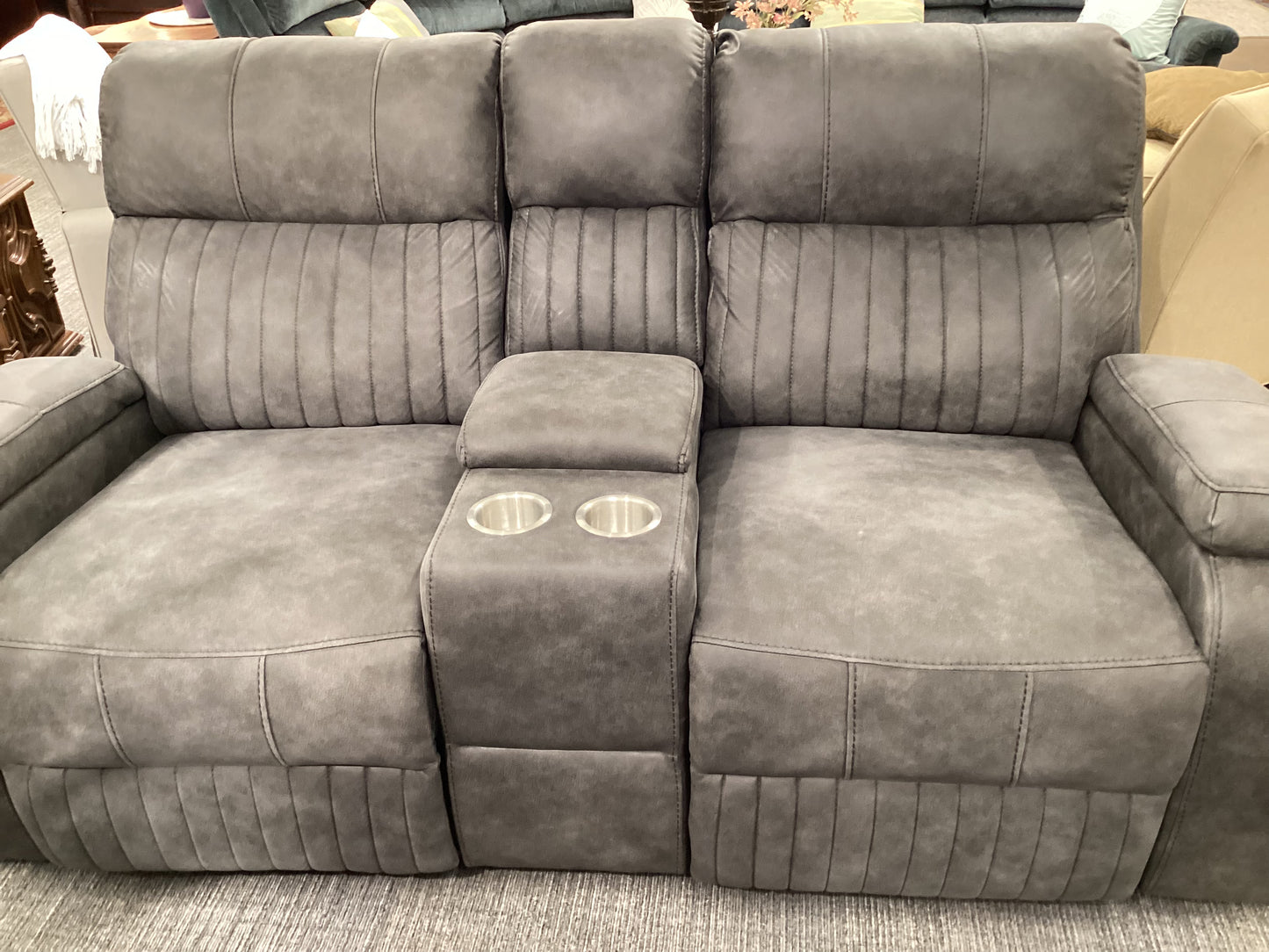 Gray 2 Seater Recliner