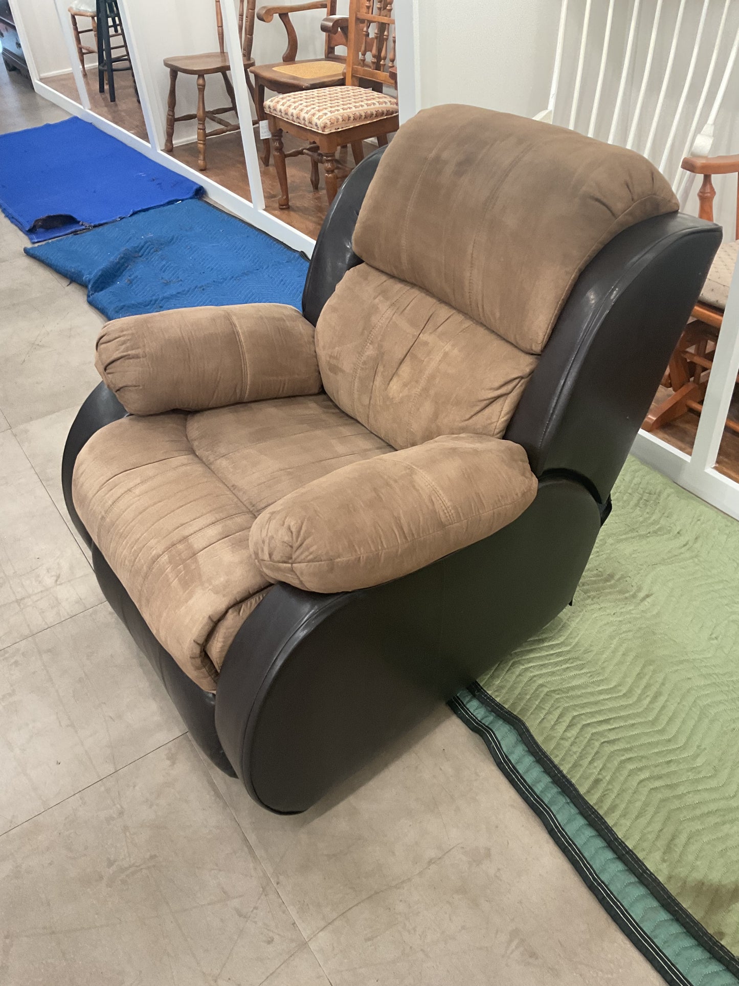 Ashley Suede Recliner