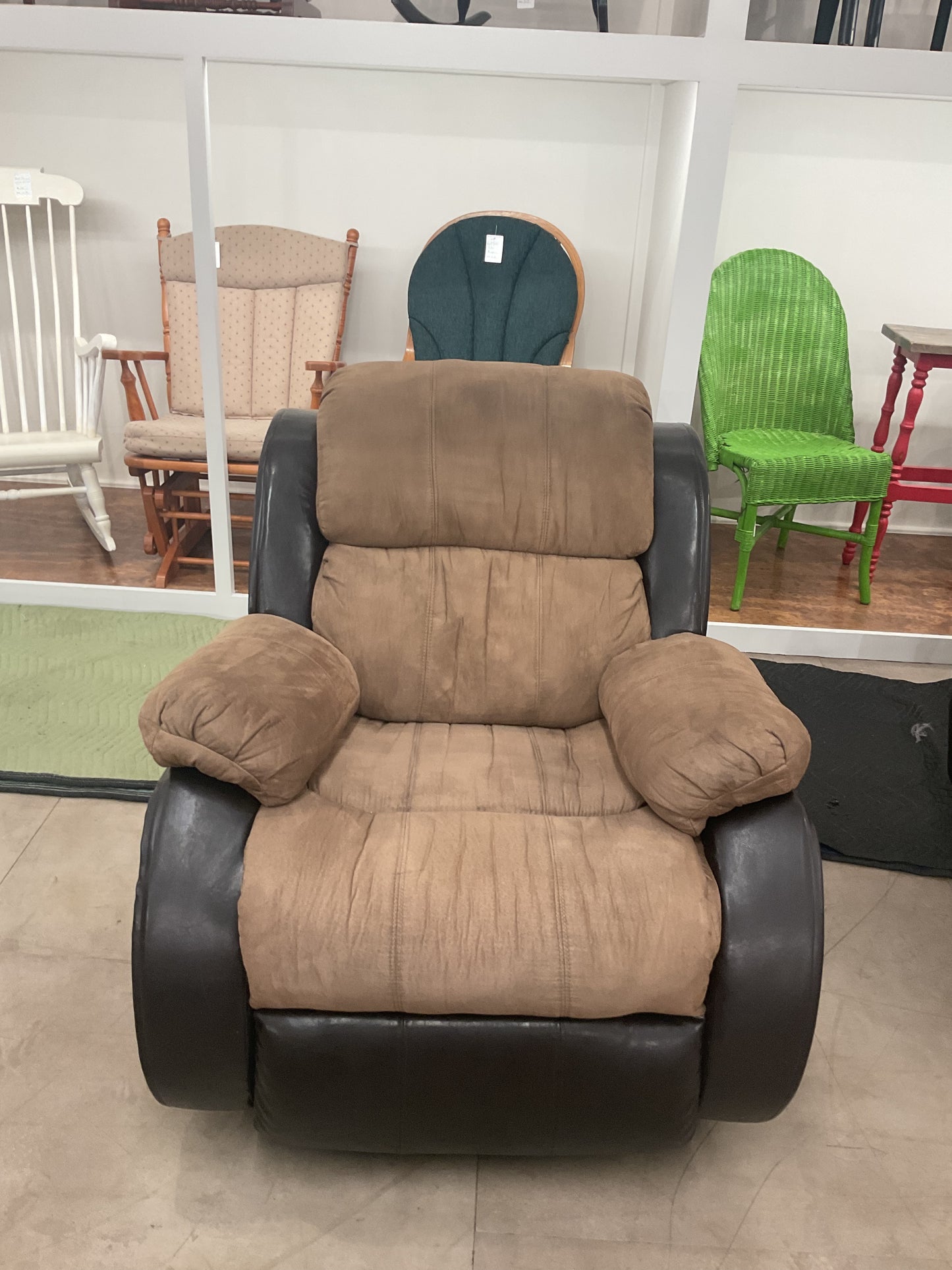 Ashley Suede Recliner