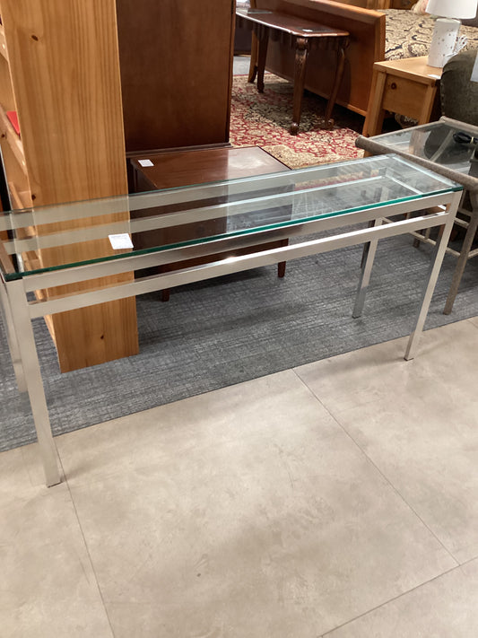 Glass Sofa Table
