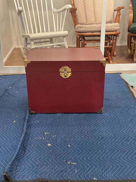 Red Travel Trunk