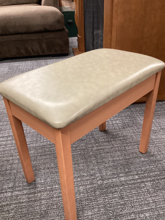 Tan Piano Bench