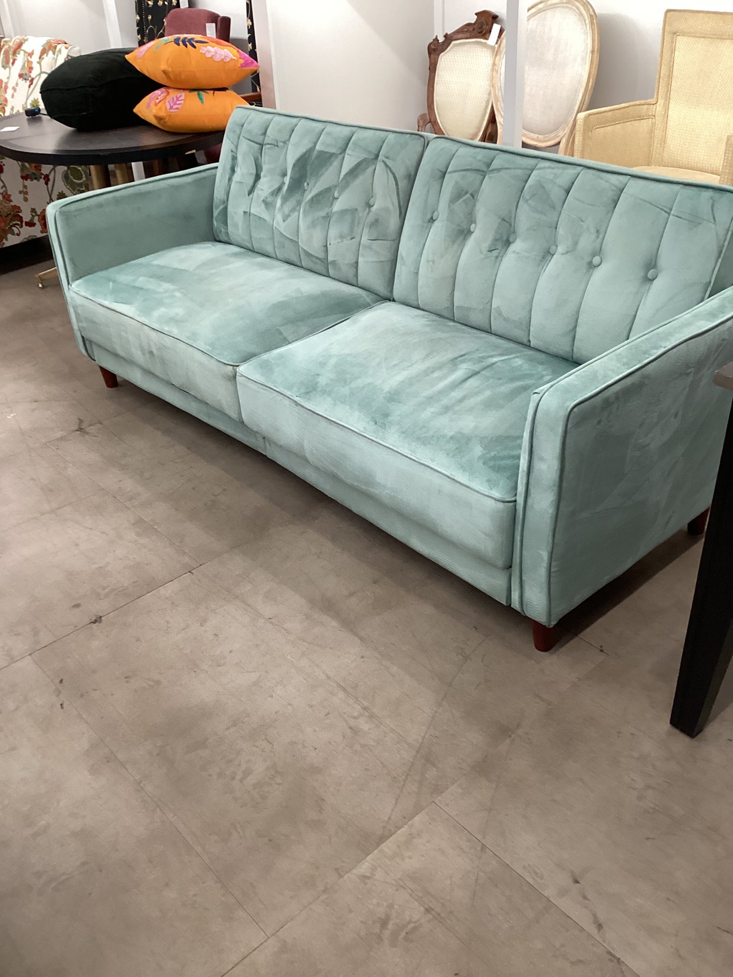 Blue Futon
