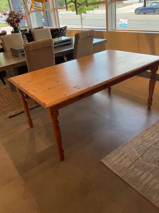 Wood Pillar Post Table