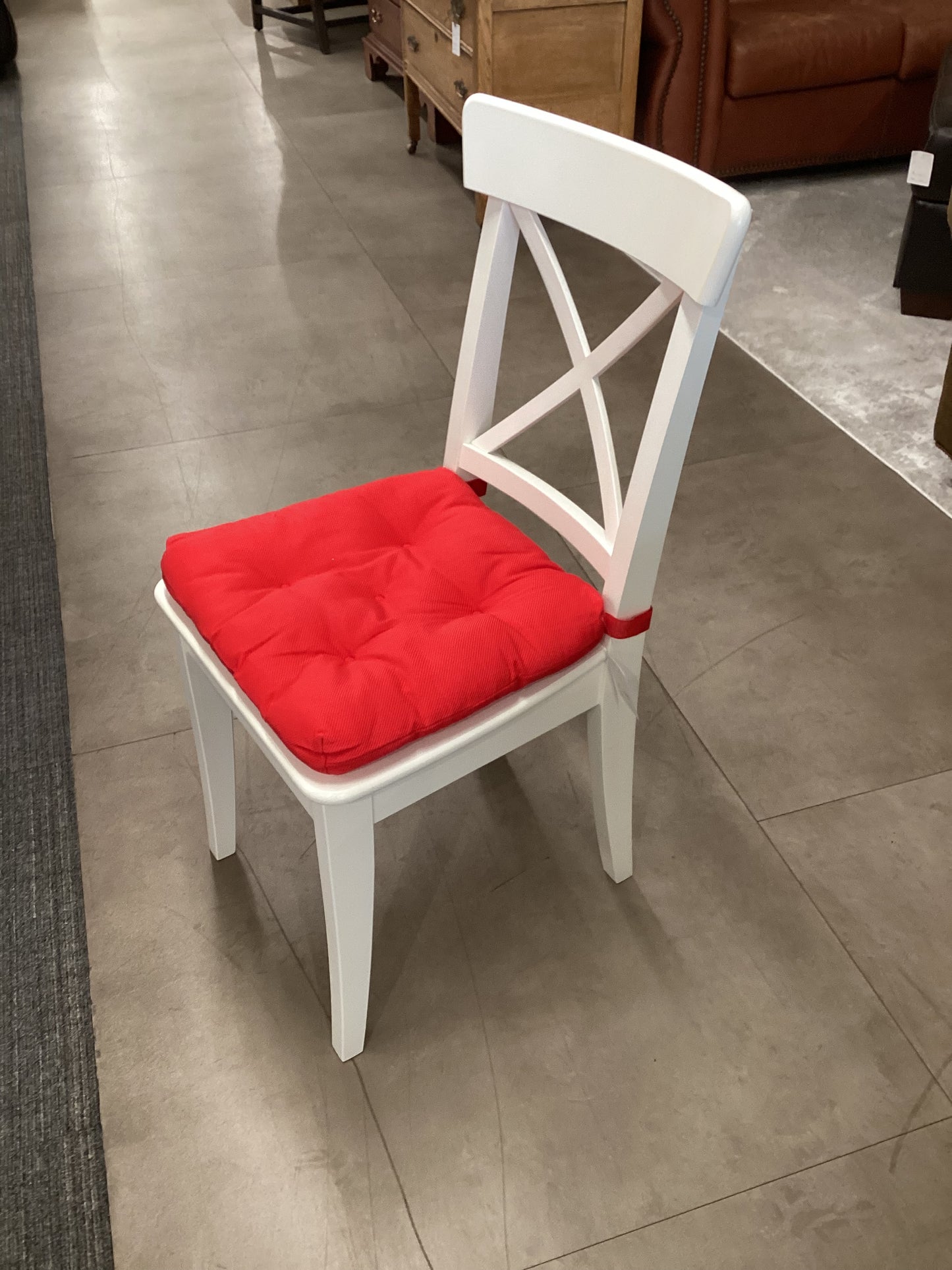 Red & White Chair