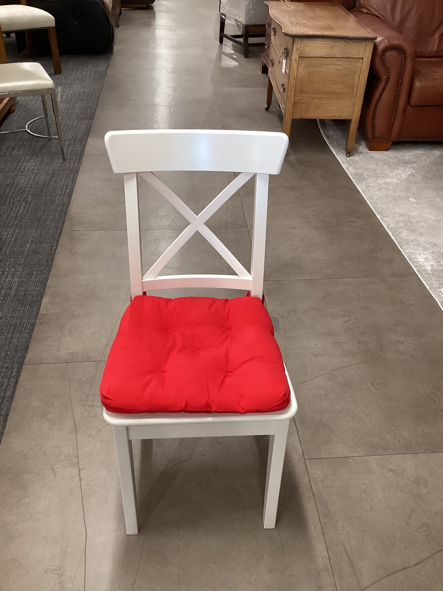 Red & White Chair