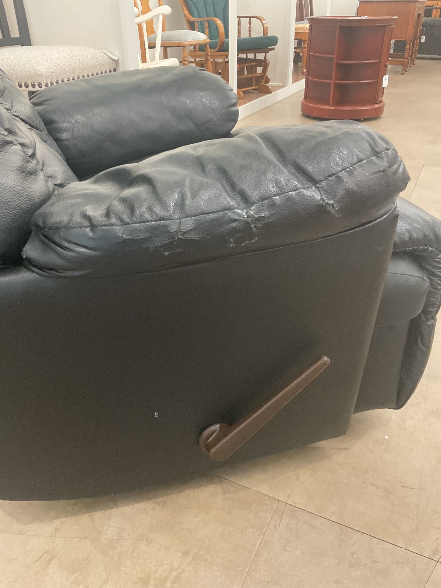 Deep Black Recliner